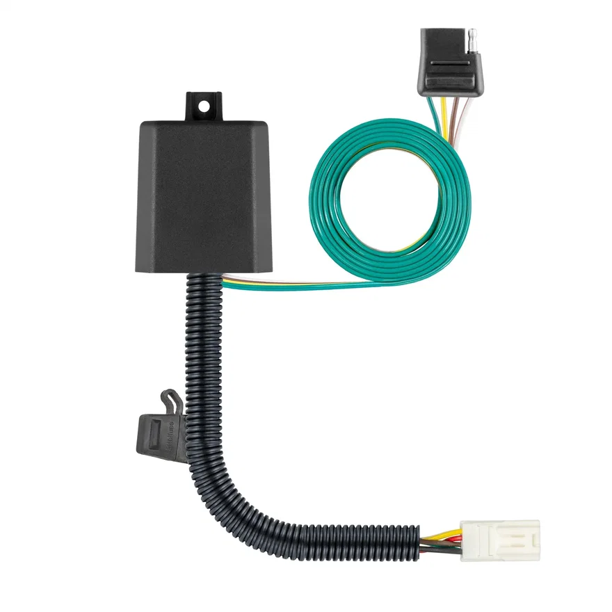 CURT 56489, Custom Wiring Harness; 4-Way Flat Output; Select Toyota Sienna