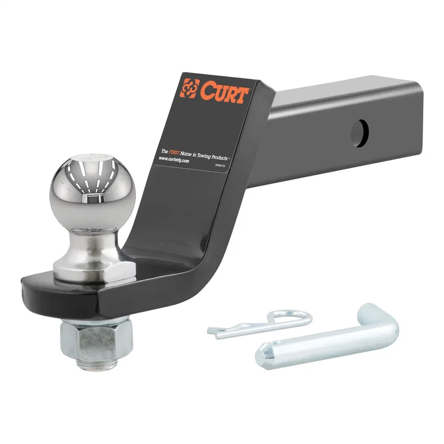 CURT 45056, Loaded Ball Mount with 2in. Ball (2in. Shank; 7;500 lbs.; 4in. Drop)