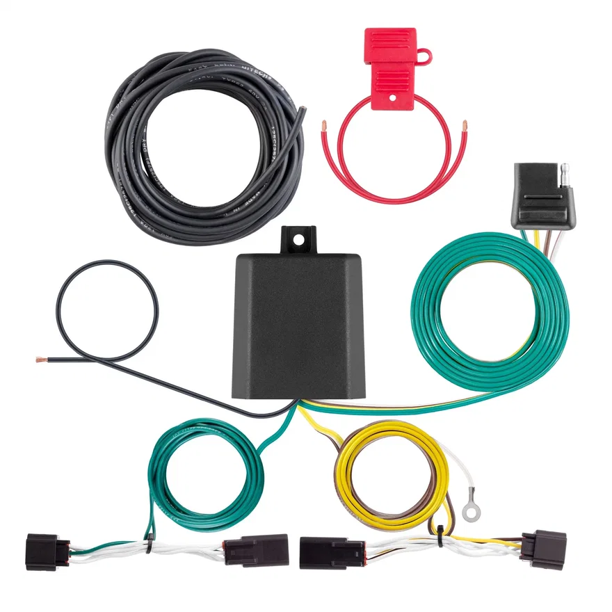 CURT 56551, Custom Wiring Harness; 4-Way Flat; Select Kia Carnival without LED Taillights