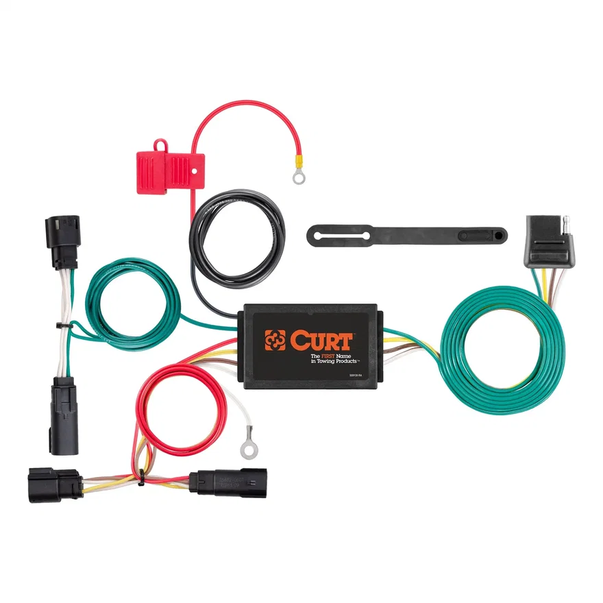 CURT 56315, Custom Wiring Harness; 4-Way Flat Output; Select Chevrolet Volt