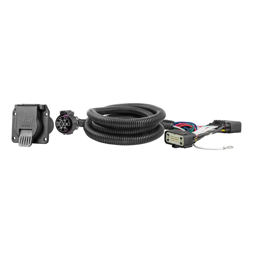 CURT 56413, Custom Wiring Harness; 7-Way RV Blade Output; Select Ford F-150