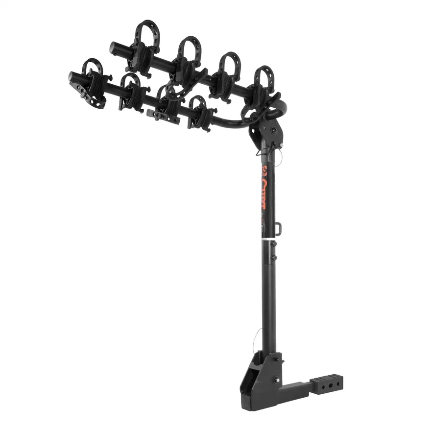 CURT 18030, Extendable Hitch-Mounted Bike Rack (2 or 4 Bikes; 1-1/4in. or 2in. Shank)