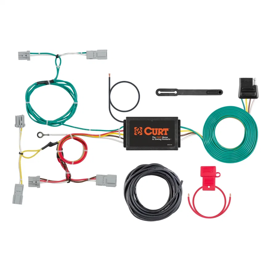 CURT 56310, Custom Wiring Harness; 4-Way Flat Output; Select Mazda CX-5