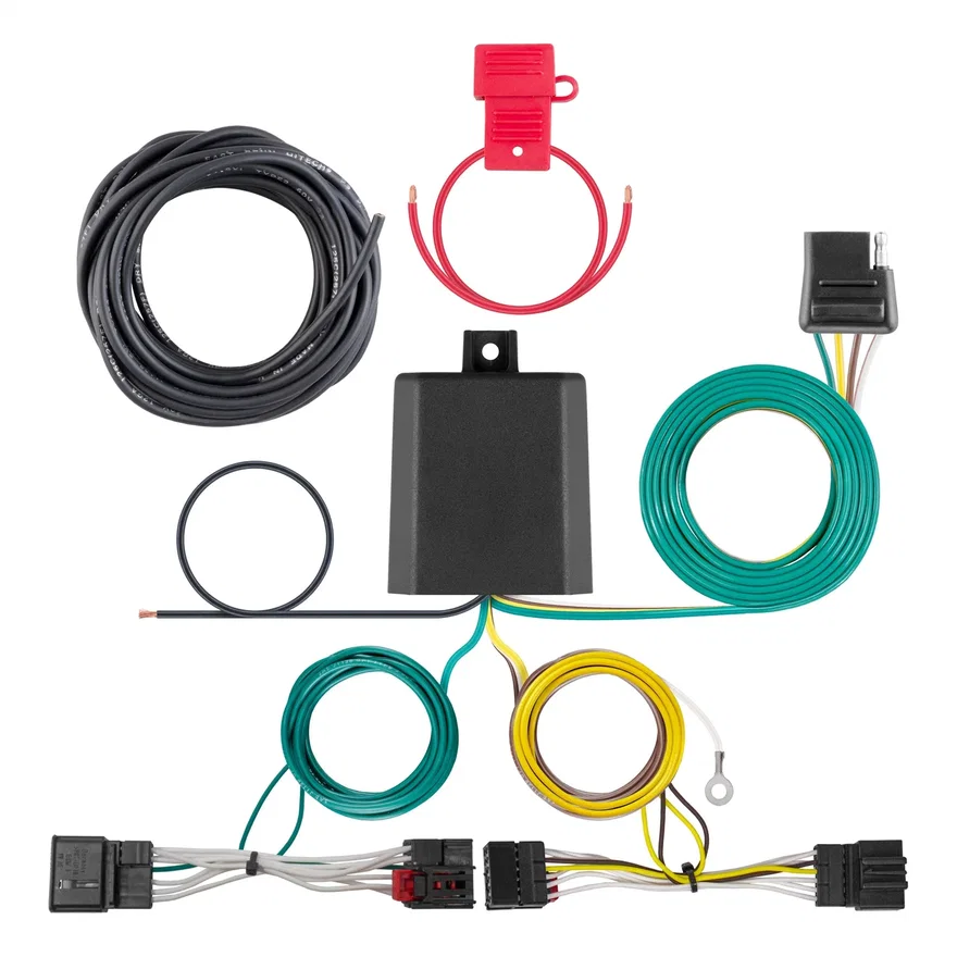 CURT 56440, Custom Wiring Harness; 4-Way Flat Output; Select Volkswagen Passat