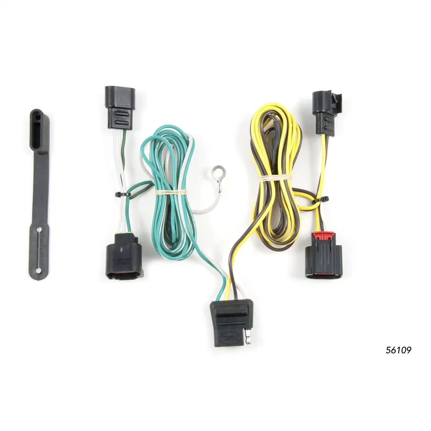 CURT 56109, Custom Wiring Harness; 4-Way Flat; Select Dodge Journey without LED Lights