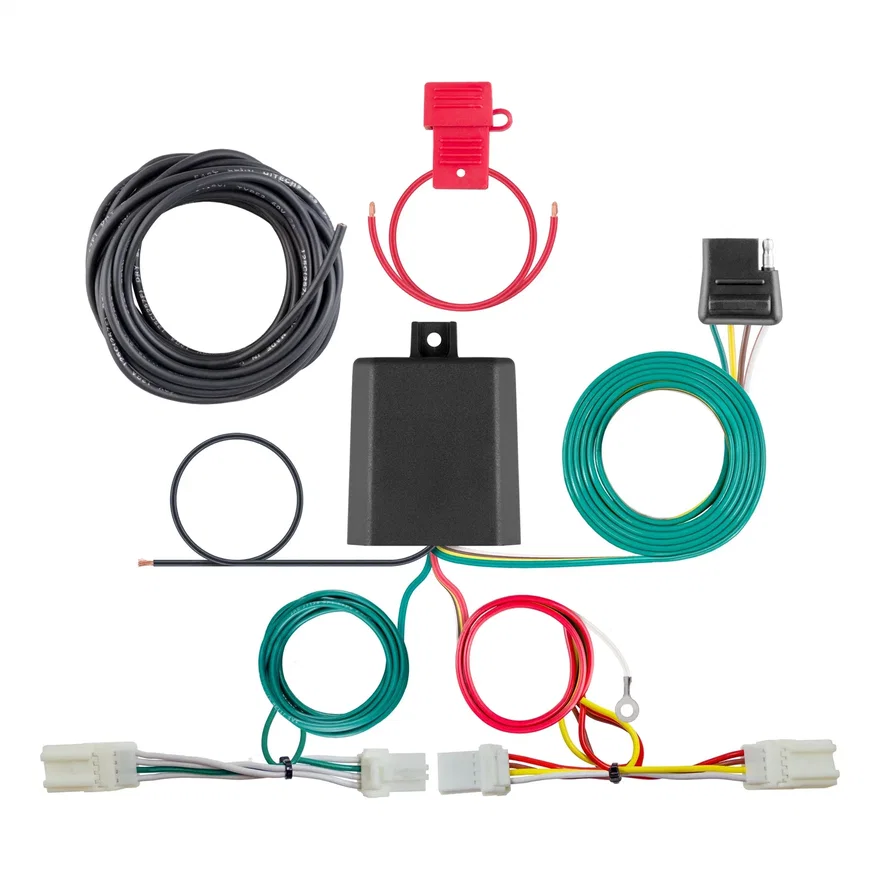 CURT 56451, Custom Wiring Harness; 4-Way Flat Output; Select Hyundai Venue