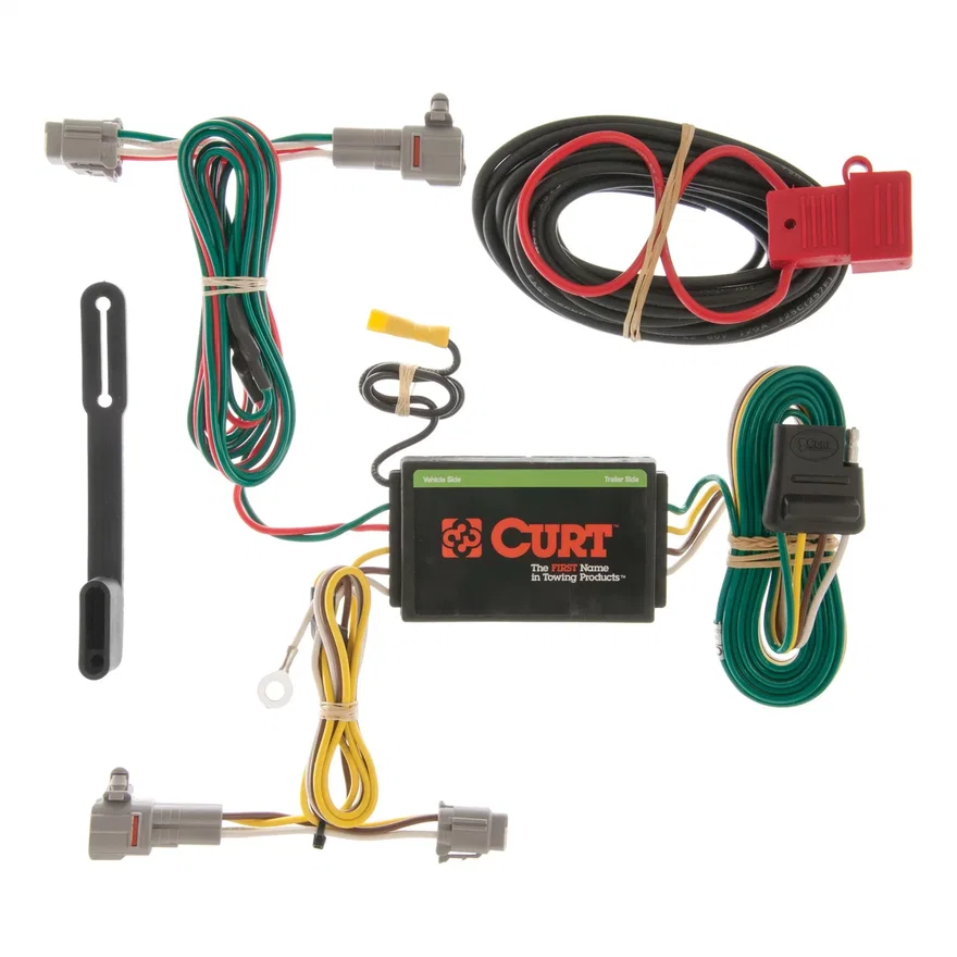 CURT 56111, Custom Wiring Harness; 4-Way Flat Output; Select Subaru Impreza Hatchback