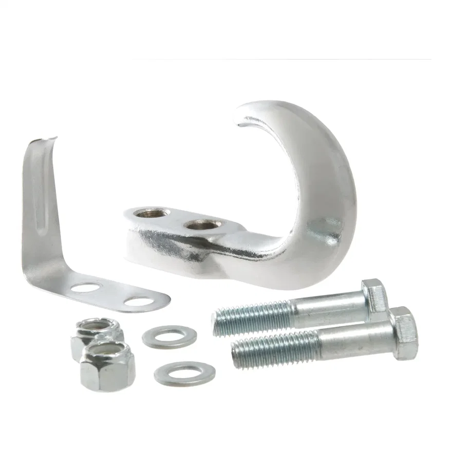 CURT 22401, Tow Hook with Hardware (10;000 lbs.; Chrome)