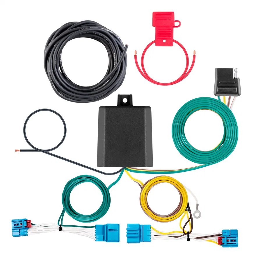 CURT 56563, Custom Wiring Harness; 4-Way Flat Output; Select Volkswagen ID. Buzz