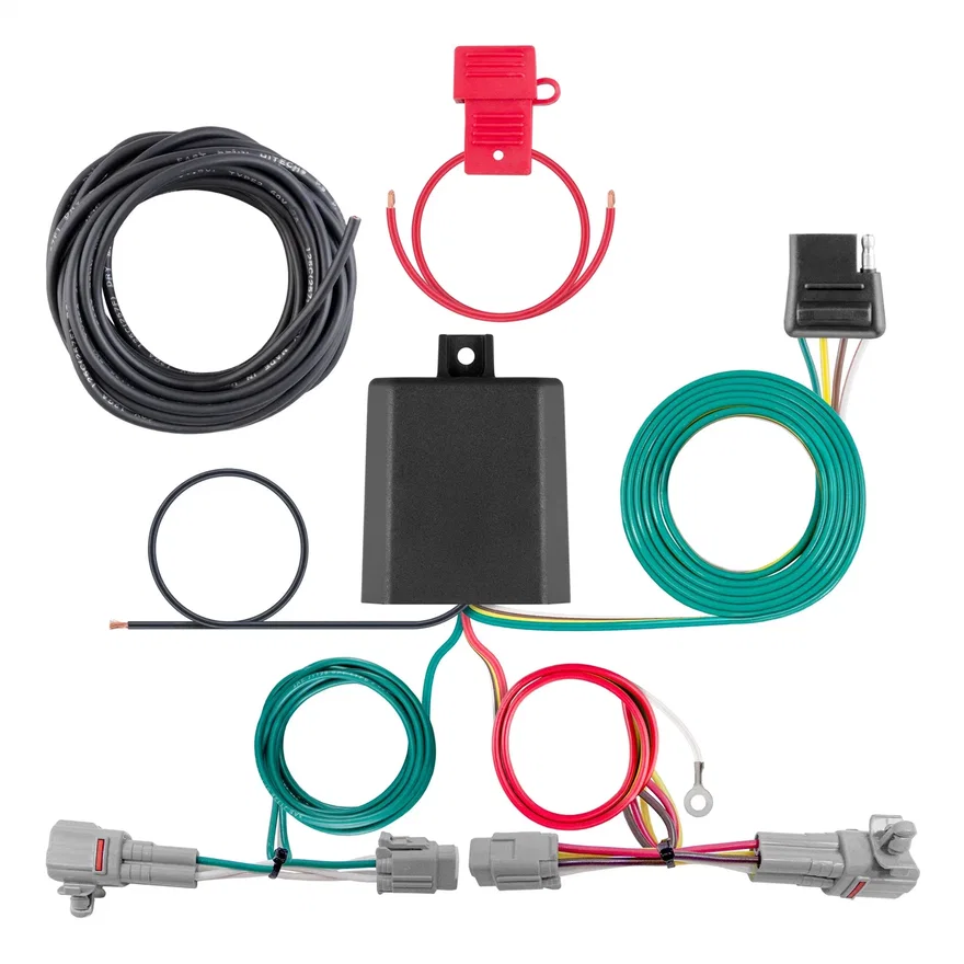 CURT 56444, Custom Wiring Harness; 4-Way Flat Output; Select Subaru Legacy