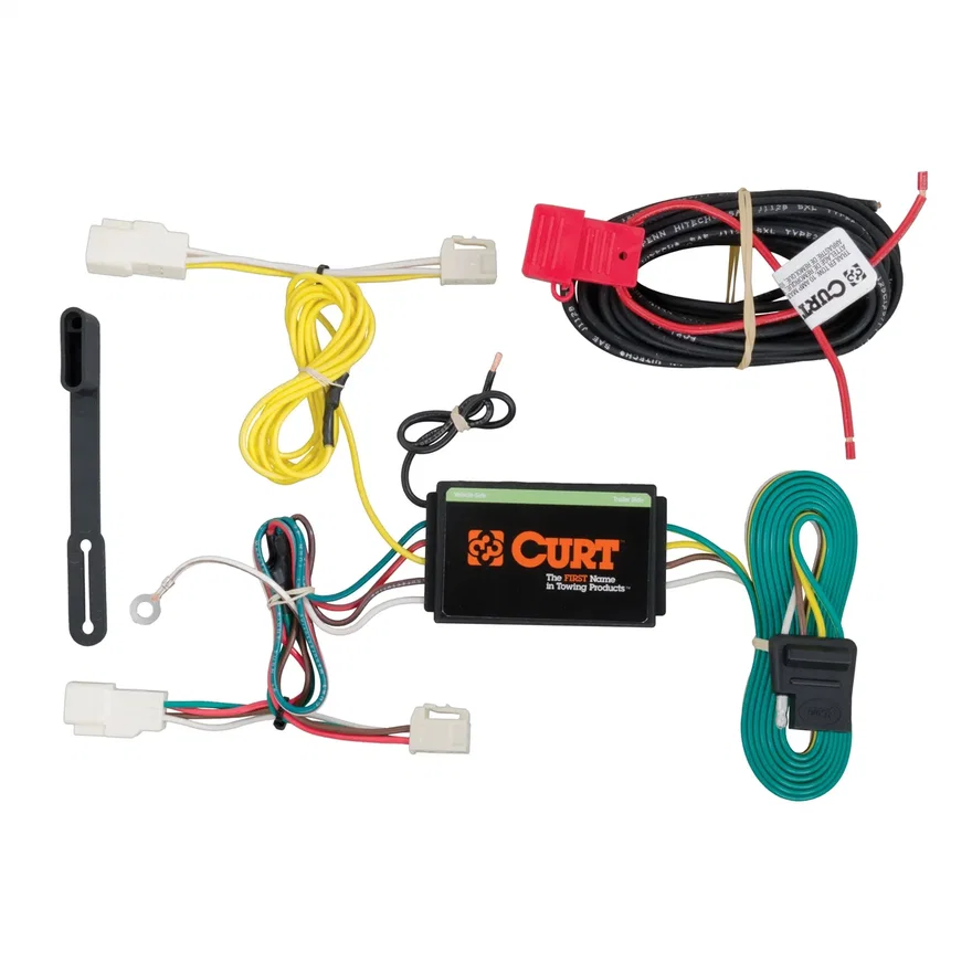 CURT 56212, Custom Wiring Harness; 4-Way Flat Output; Select Subaru Impreza; BRZ; Scion FR-S