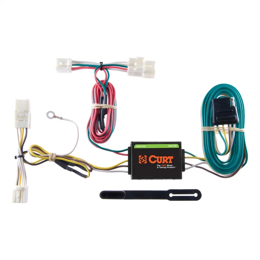 CURT 56136, Custom Wiring Harness; 4-Way Flat Output; Select Scion xD