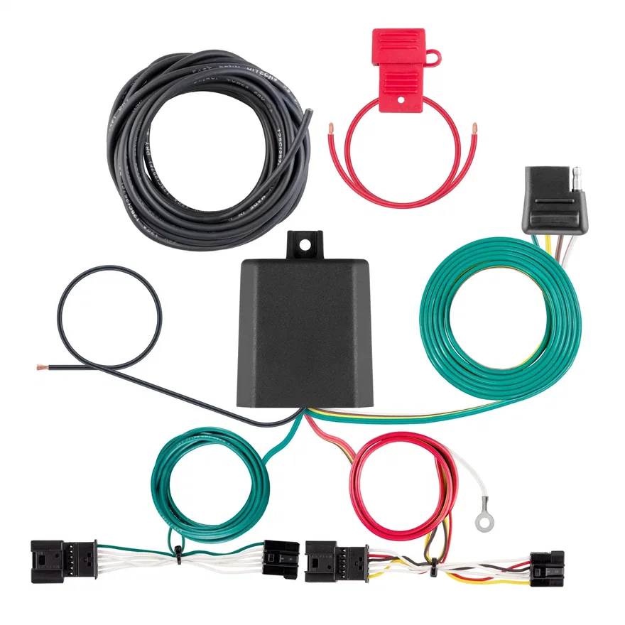 CURT 56531, Custom Wiring Harness; 4-Way Flat Output; Select Volvo XC60