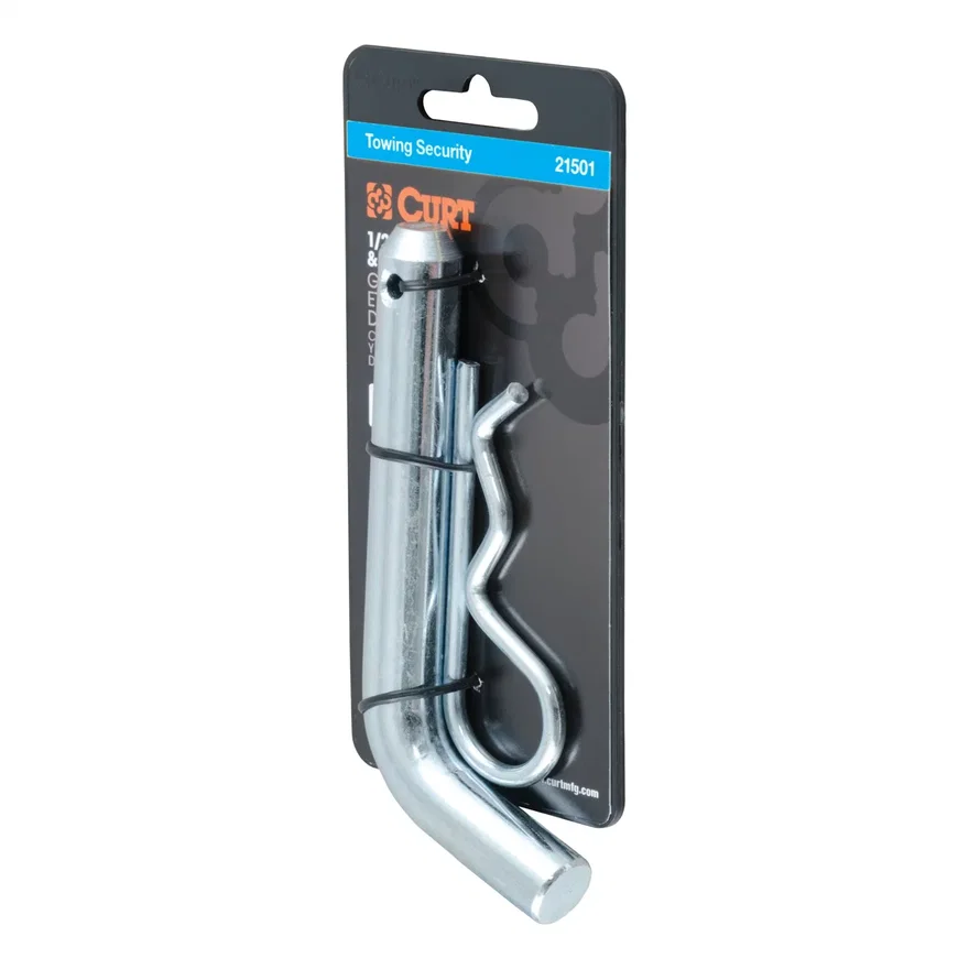 CURT 21501, 5/8in. Hitch Pin (2in. Receiver; Zinc; Packaged)