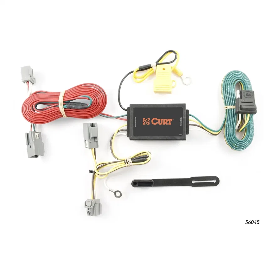 CURT 56045, Custom Wiring Harness; 4-Way Flat Output; Select Volvo XC90
