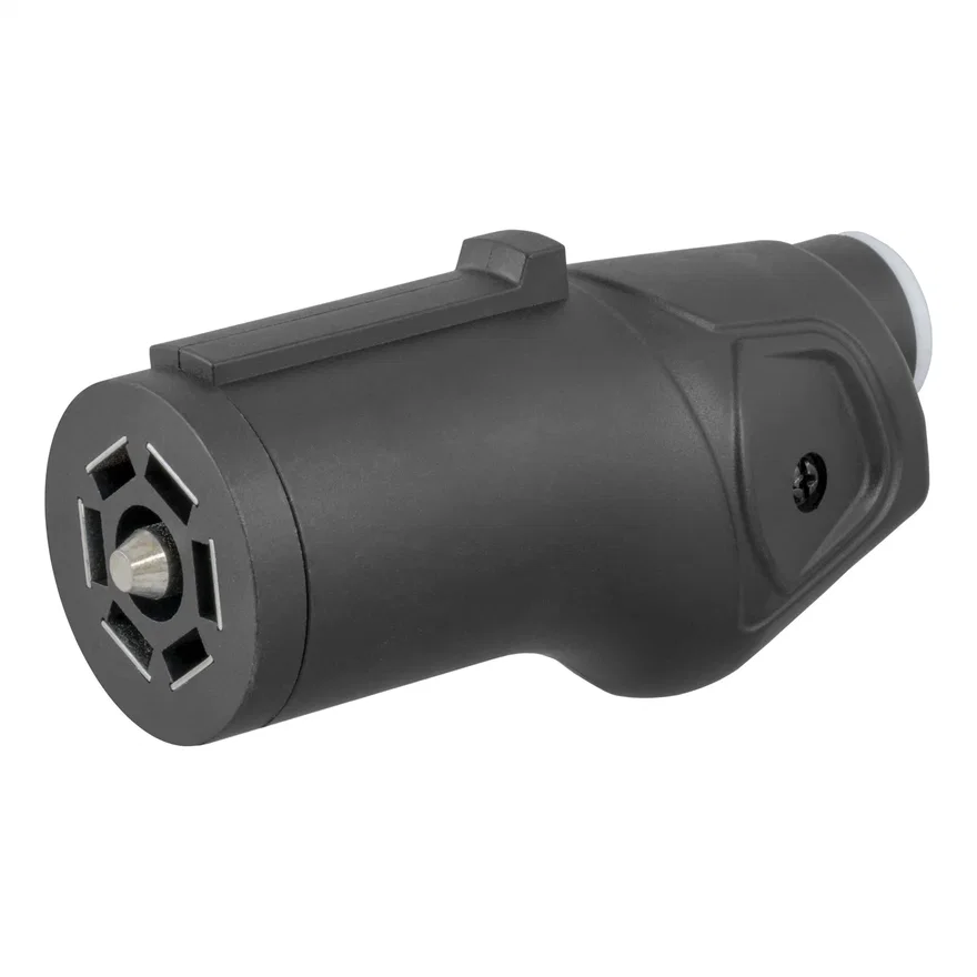 CURT 58145, Heavy-Duty 7-Way RV Blade Connector Plug (Trailer Side)