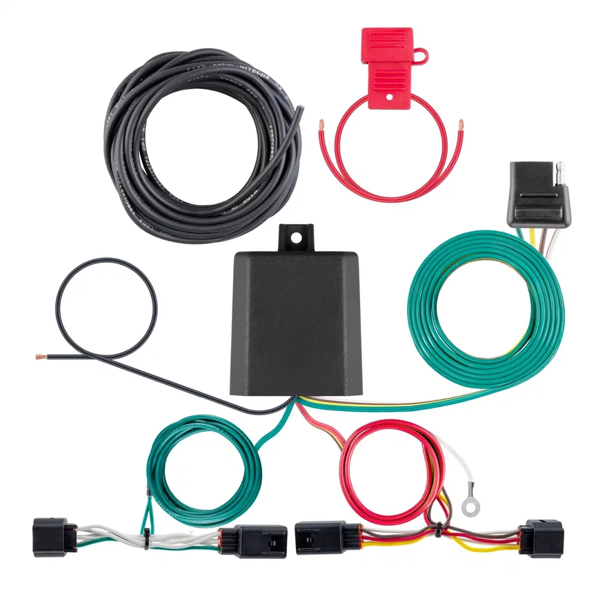 CURT 56530, Custom Wiring Harness; 4-Way Flat; Select Kia Sorento