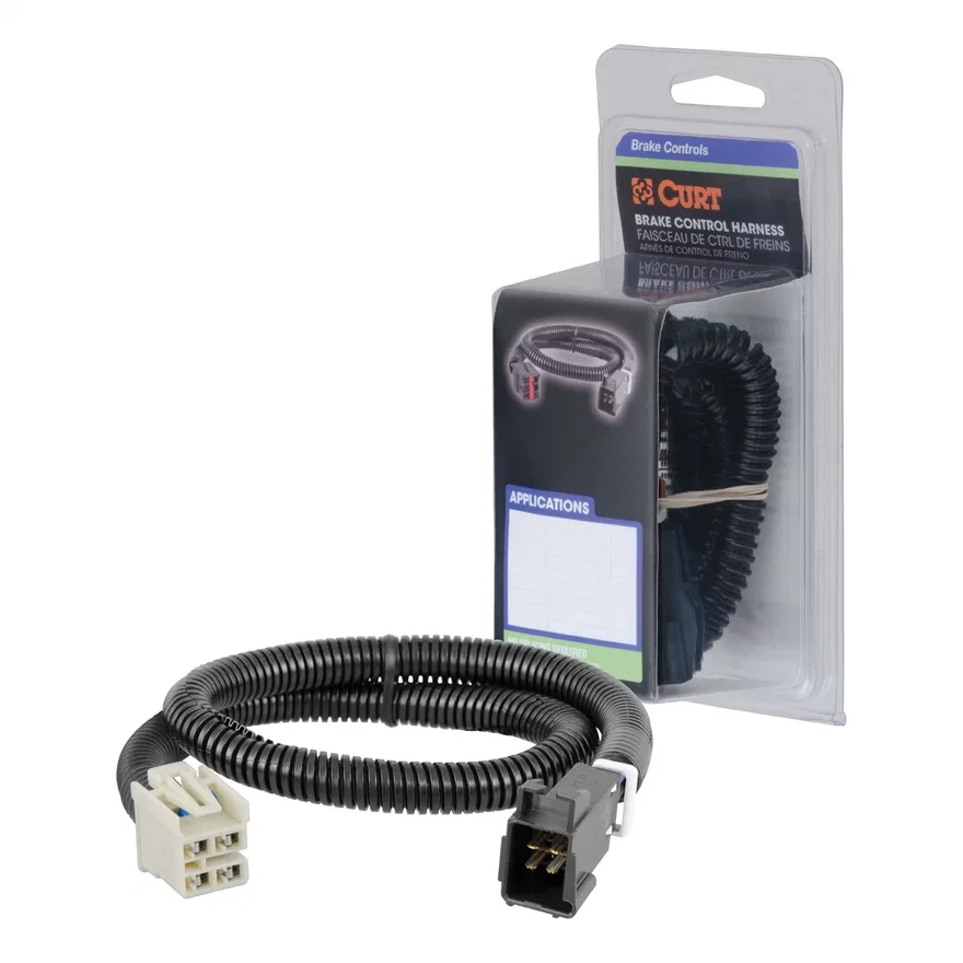 CURT 51452, Trailer Brake Controller Harness; Select Cadillac; Chevrolet; GMC (Packaged)