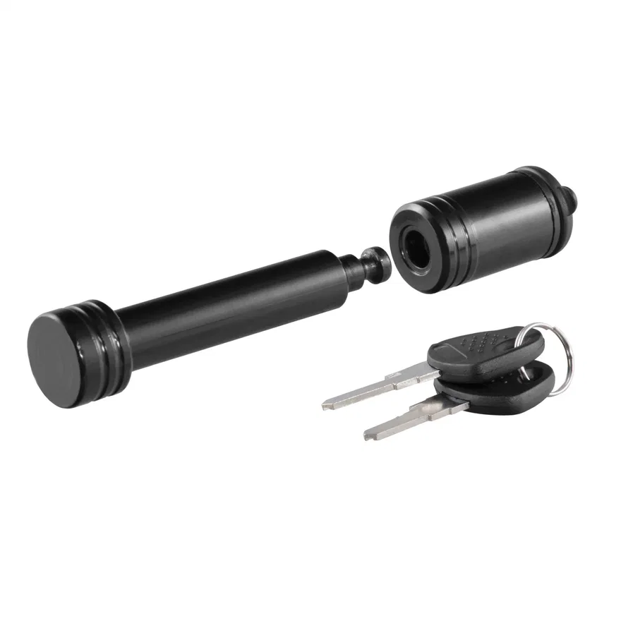 CURT 23518, 5/8in. Hitch Lock (2in. Receiver; Barbell; Black)