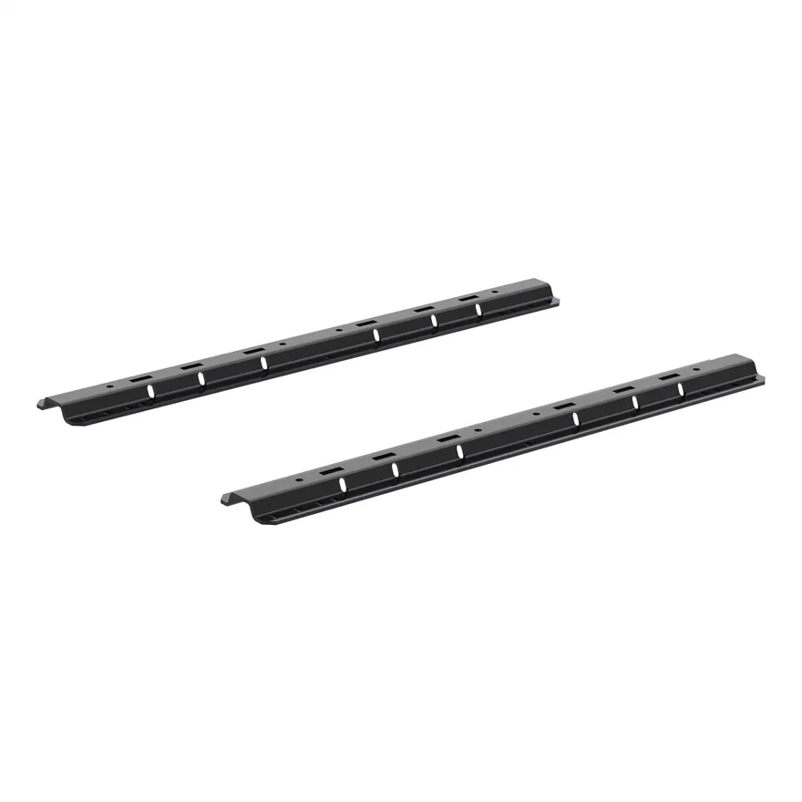 CURT 16104, Universal 5th Wheel Base Rails; 25K (Gloss Black)