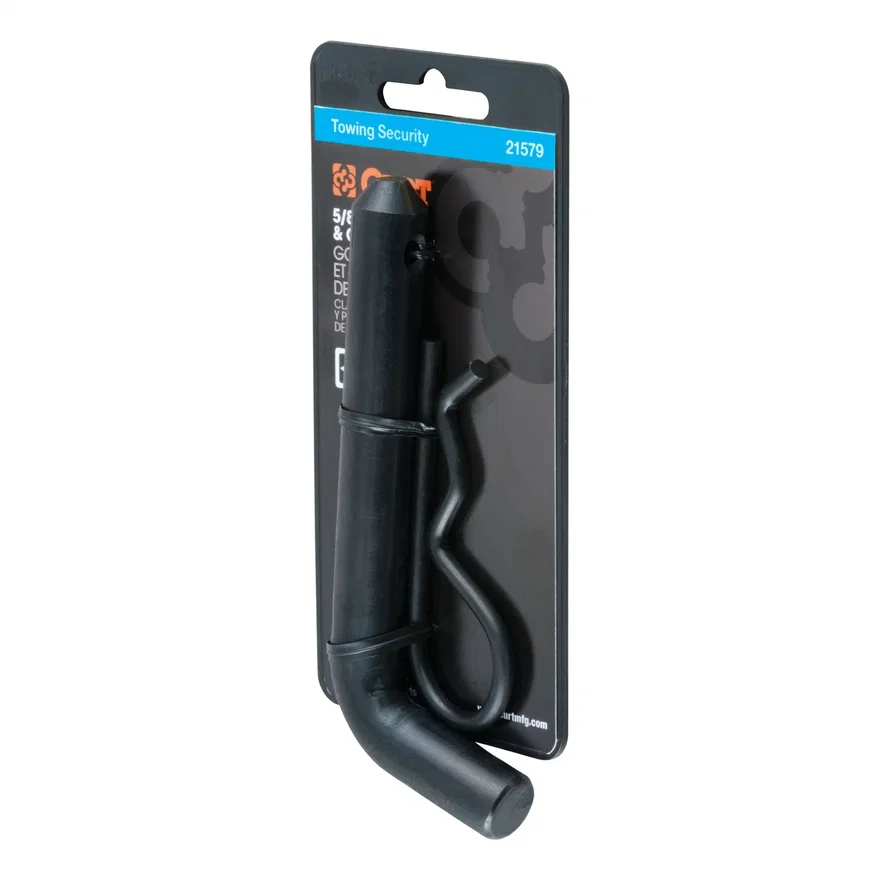 CURT 21579, 5/8in. Hitch Pin (2in. Receiver; Black; Packaged)