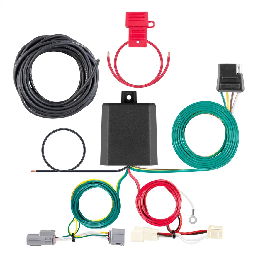 CURT 56460, Custom Wiring Harness; 4-Way Flat Output; Select Toyota Venza