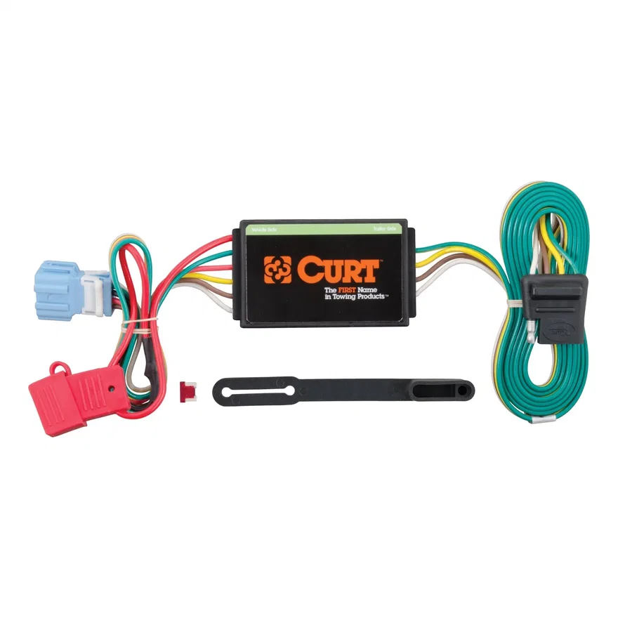 CURT 56008, Custom Wiring Connector; 4-Way Flat; Select Honda Accord Crosstour; Acura RDX