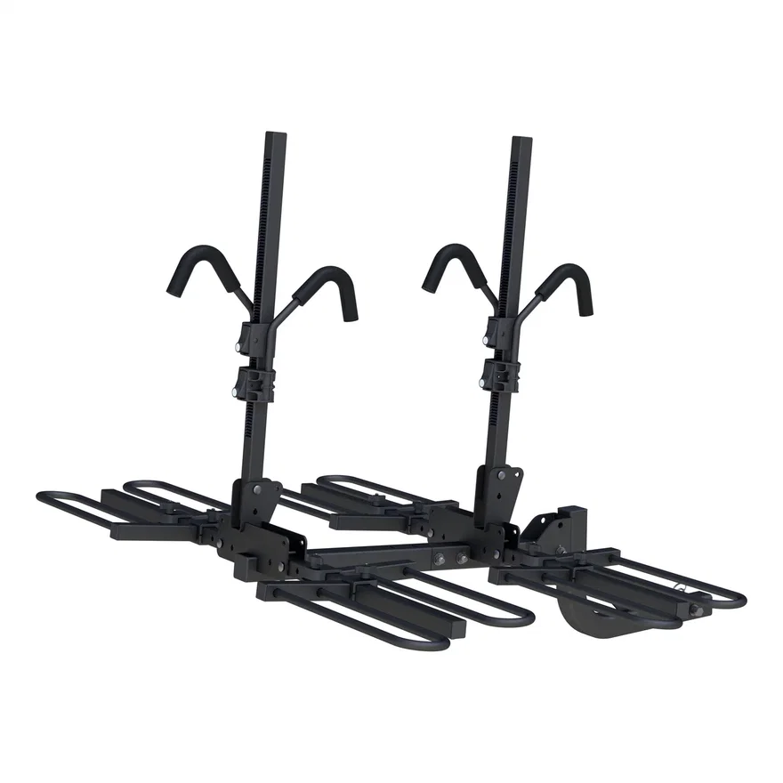 CURT 18087, Tray-Style Hitch-Mounted Bike Rack (4 Bikes; 2in. Shank)