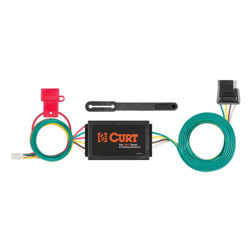 CURT 56370, Custom Wiring Connector; 4-Way Flat Output; Select Honda CR-V