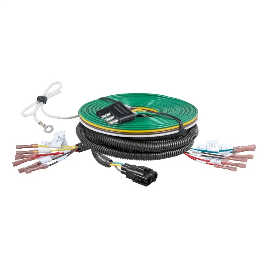 CURT 58979, Universal Splice-In Towed-Vehicle RV Wiring Harness for Dinghy Towing
