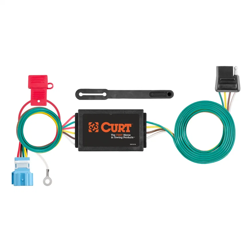CURT 56382, Custom Wiring Connector; 4-Way Flat Output; Select Honda Odyssey