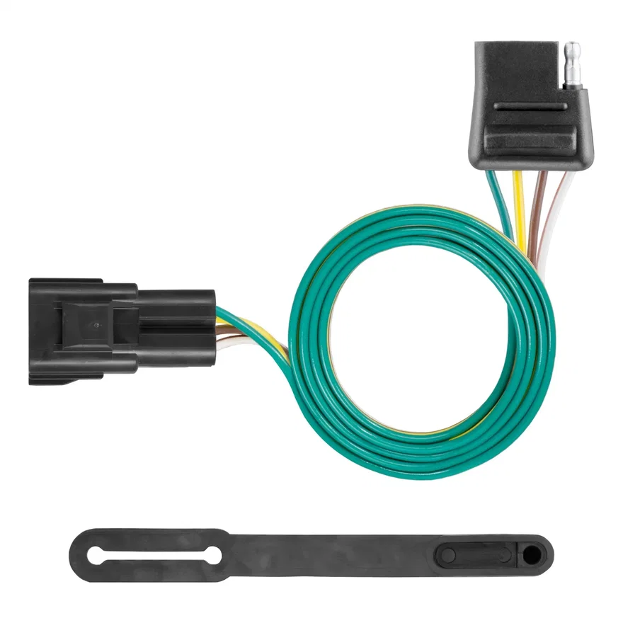 CURT 56325, Custom Wiring Connector; 4-Way Flat; Select Buick; Cadillac; Chevy; GMC Vehicles
