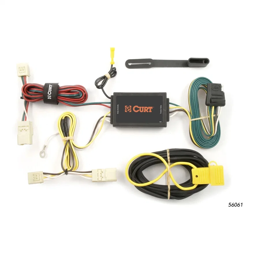 CURT 56061, Custom Wiring Harness; 4-Way Flat Output; Select Subaru Impreza