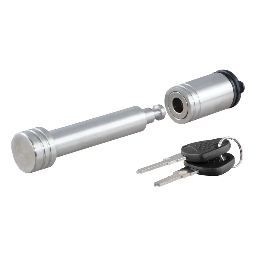 CURT 23516, 5/8in. Hitch Lock (2in. Receiver; Barbell; Stainless)