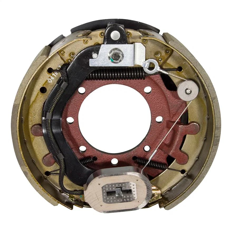 Forward Self-Adjusting Trailer Brakes Assembly; 12-1/4in. x 3-3/8in.; 7 Bolt; Le