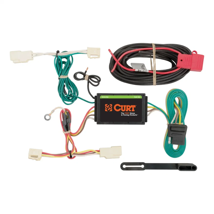 CURT 56246, Custom Wiring Harness; 4-Way Flat Output; Select Subaru Legacy