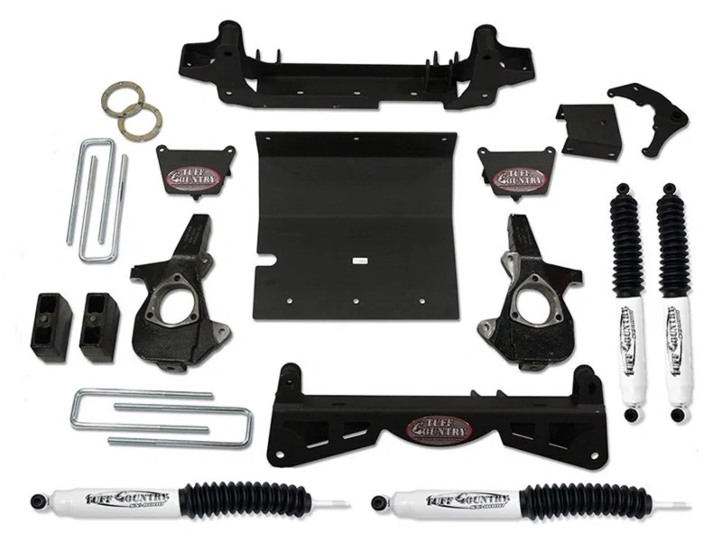 Tuff Country 14992, 01-06 Chevy Silverado 1500HD 4x4 4in Lift Kit (w/3pc Sub Frame No Shocks)