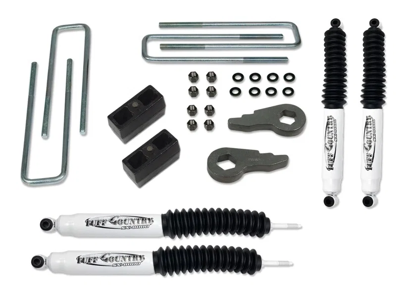 Tuff Country 12926KN, 99-06 Chevy Silverado 1500 4x4 2in Lift Kit (with Rear Lift Blocks SX8000 Shocks)