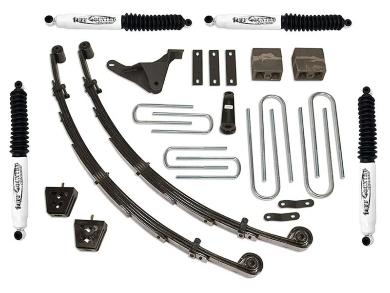 Tuff Country 24955KN, 00-04 Ford F-250 Super Duty 4x4 4in Lift Kit (SX8000 Shocks)