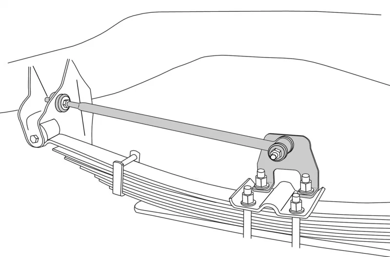 Tuff Country 30998, 03-13 Dodge Ram 2500 4wd Traction Bars Pair