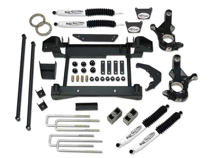 Tuff Country 16958KN, 01-06 Chevy Silverado 1500HD 4x4 6in Lift Kit (SX8000 Shocks)