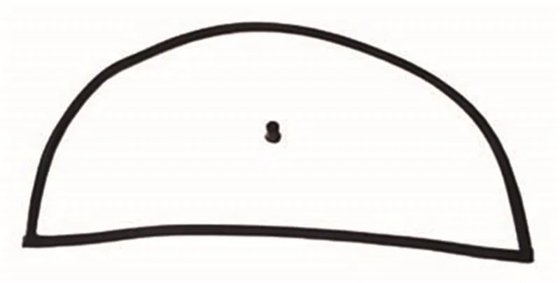 OMIX 12304.02, Liftgate Inner Glass Seal 76-86 Jeep CJ7