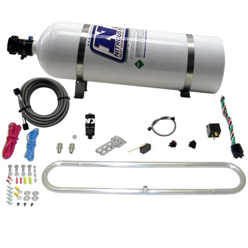 Nitrous Express 20000R-15, N-Tercooler System w/15lb Bottle (Remote Mount Solenoid)