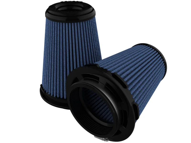 aFe TF-9029R-MA, Takeda Intake Replace Air Filter w/Pro 5R Media (Pair) 3.5in F / 5in B / 3.5in T (Inv) / 6in H