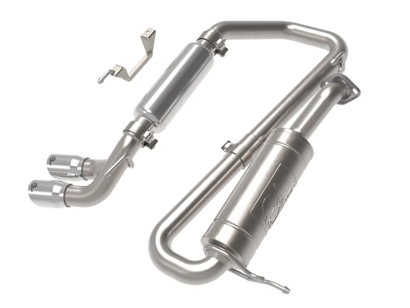 aFe 49-37020-P, 18-21 Suzuki Jimny Takeda 2-1/4in. 304 SS Cat-Back Exhaust w/ Polished Tip