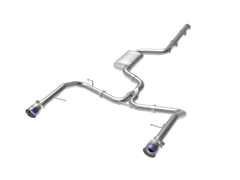 aFe 49-36432-L, 19-21 VW Jetta GLI (MKVII) L4-2.0L (t) MACH Force-Xp 304 SS Cat-Back Exhaust System Blue Tips