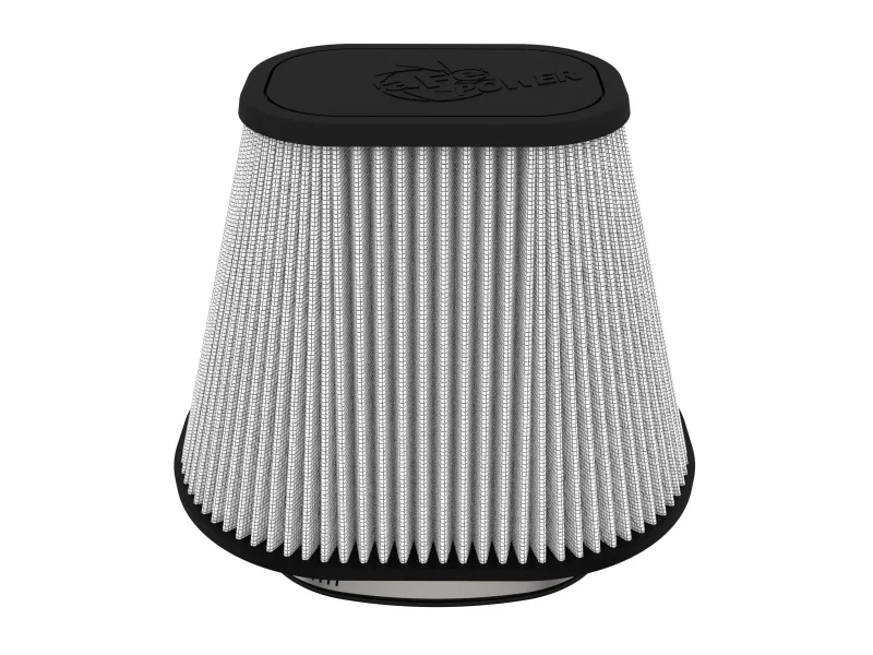 aFe 21-90120, Track Series Intake Pro DRY S Air Filter (6-1/8x4-1/8)IN F x(9-1/4x7-1/4)IN B x(6x4)IN Tx7-1/8IN