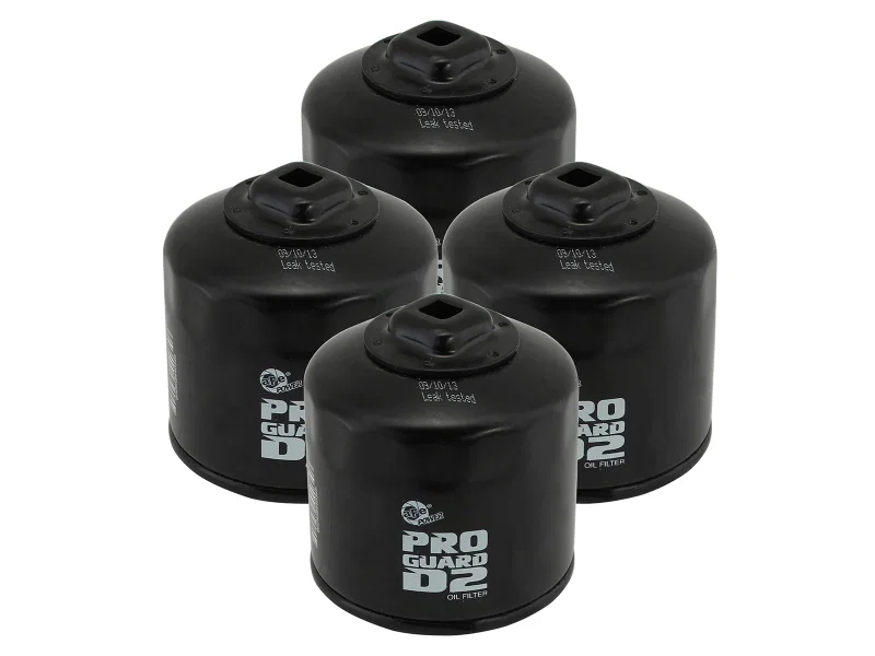 aFe 44-LF018-MB, Pro GUARD D2 Oil Filter 13-17 Scion FR-S / Subaru BRZ H4-2.0L (4 Pack)