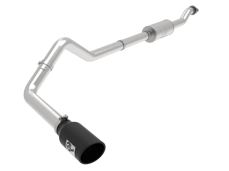 aFe 49-33112-B, Vulcan Series 3.5in 409 SS Cat-Back Exhaust 13-19 Ford Transit V6 3.5L (TT) w/ Black Tips