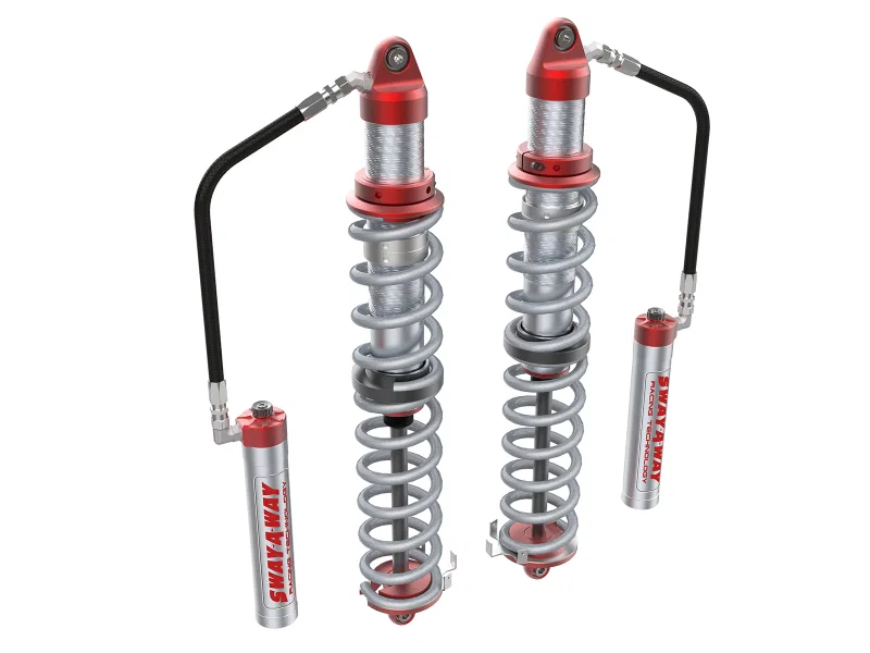 aFe 852-0058-01-CA, 14-19 Polaris RZR 925/1000cc Sway-A-Way 3.0 Rear Coilover Kit w/ Remote Reservoirs and Comp Adj